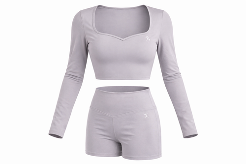 EdgeFit Sculpt Set – Grey Edition (2-Piece Activewear Set)