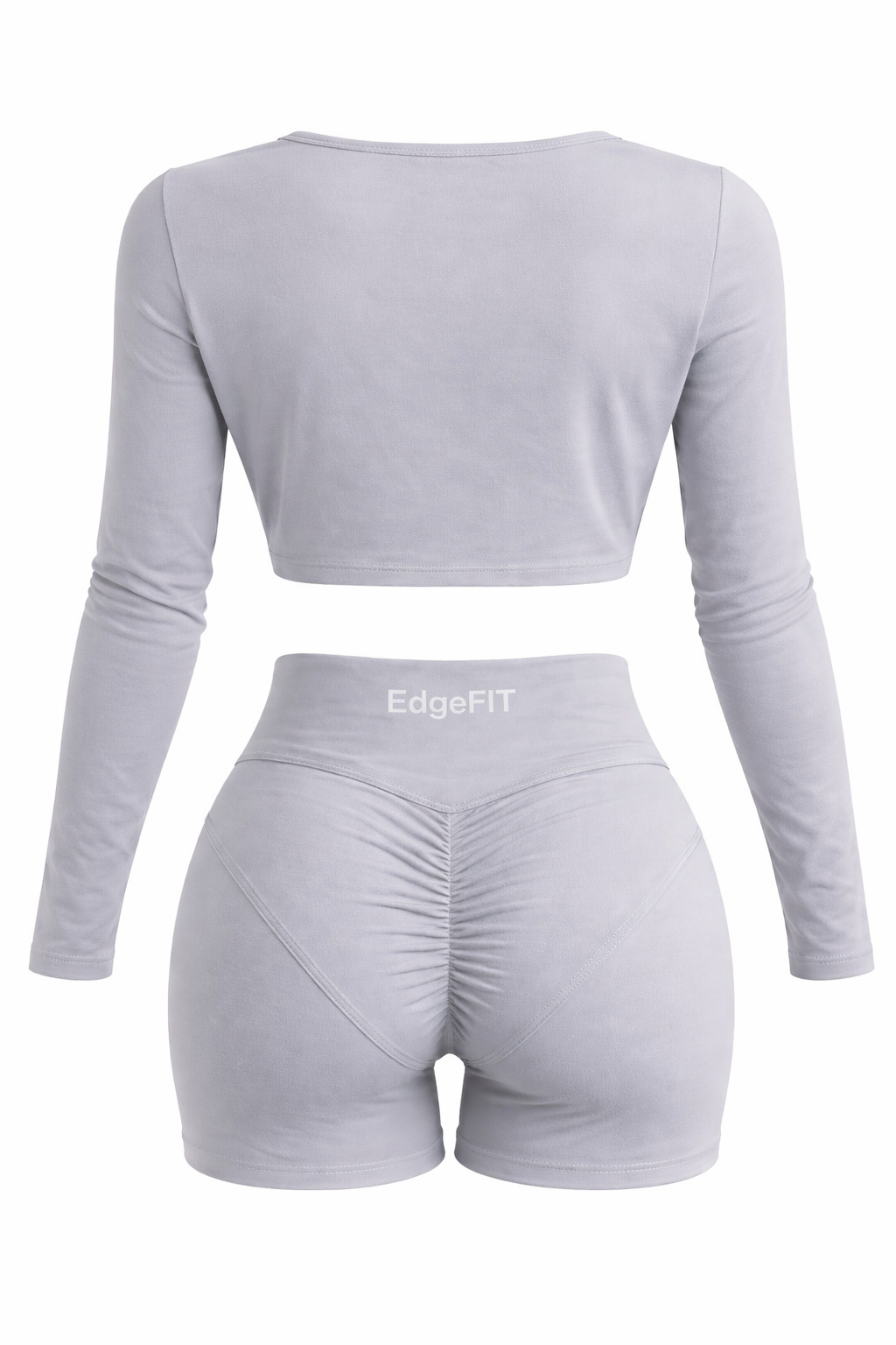 EdgeFit Sculpt Set – Grey Edition (2-Piece Activewear Set)